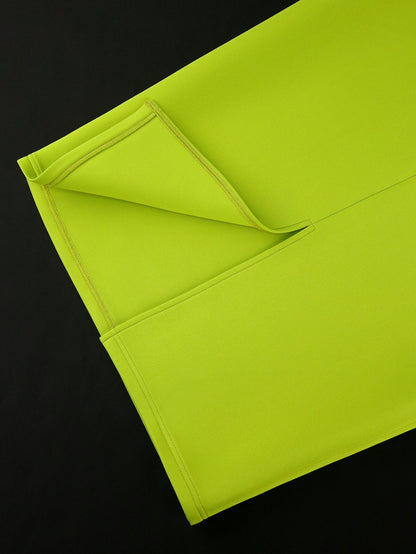 Solid Color Sling Dress with Layered Skirt | High Waist Slim Fit | noémi