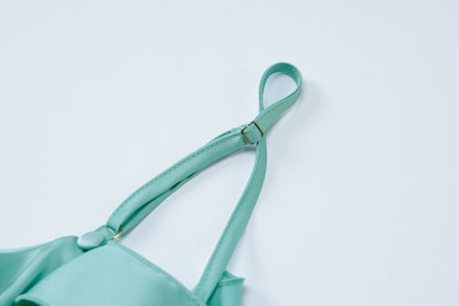 Womens Backless Ribbon Hem Dress | noémi