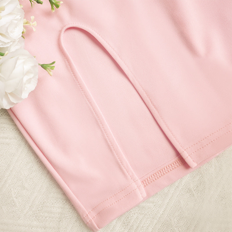 Mesh Puff Sleeve Dress with Slim Fit and Sheer Detail | noémi