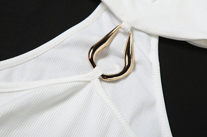Halter Crop Top | Sleeveless, Slim Fit, Summer Vest Style  | noémi