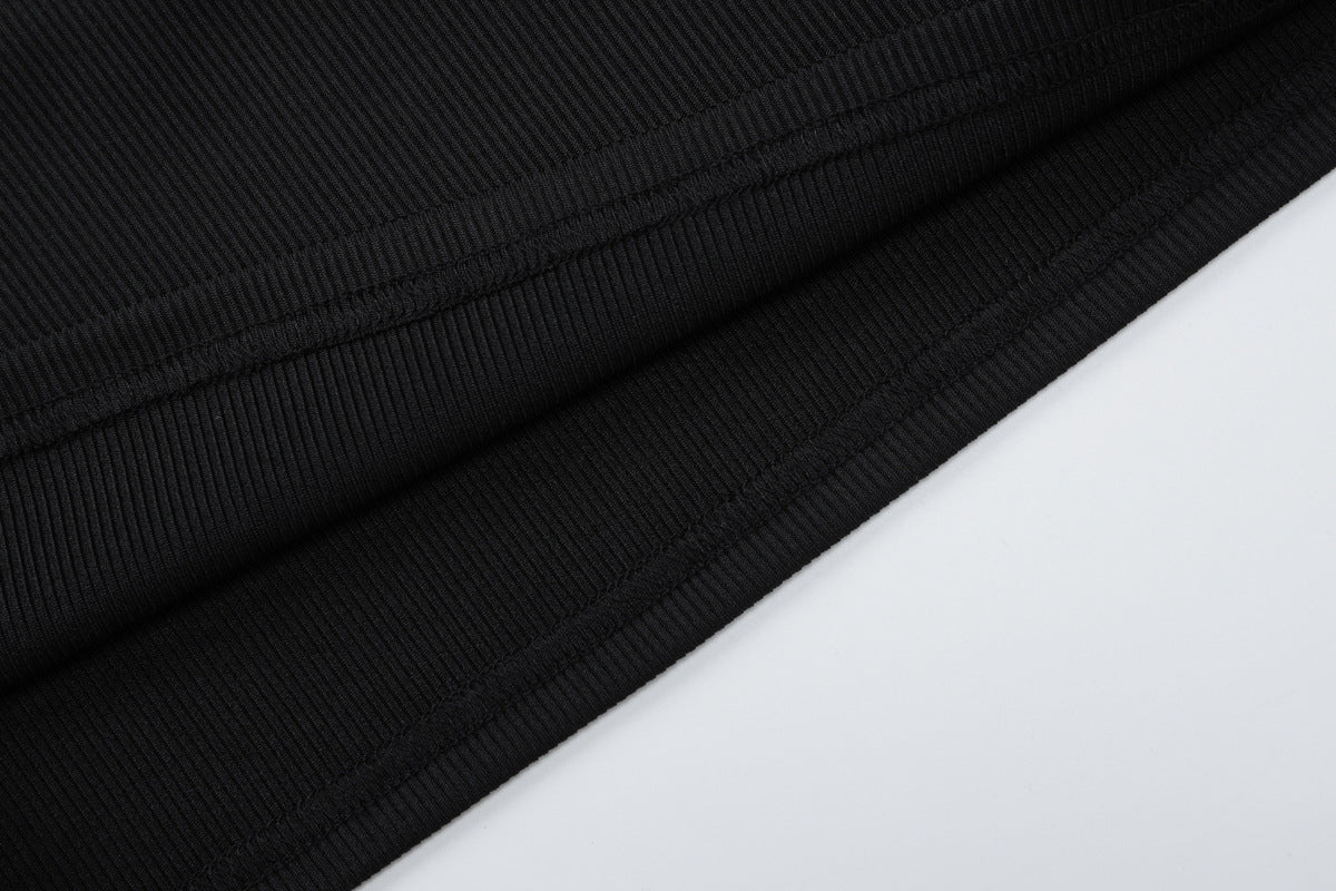 Slim Fit Solid Color Sheath Dress with Clean Lines | noémi