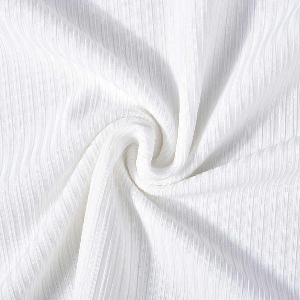 Womens Two Piece Set | Strapless Tank Top Mini Skirt with Stylish Rope Detail | noémi