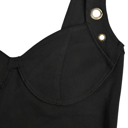 Slim Fit Dress with  Buttons and Tailored Silhouette | noémi