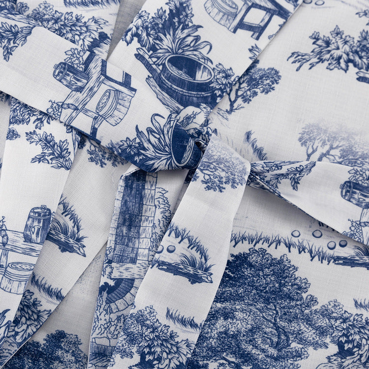 Two Piece Set | Womens Printed Polo Collar Top & Shorts with Lace Up Detail | noémi