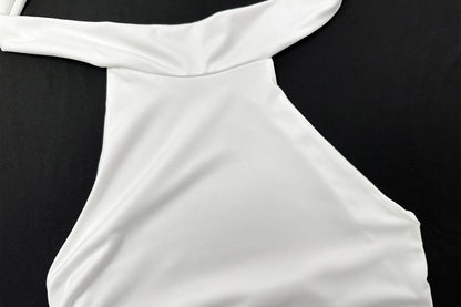 Sleeveless Crop Top for Women | Backless Halter Neck | Tight Bandage Style T Shirt | noémi