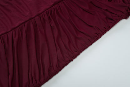 Womens Mesh Maxi Dress with V Neck Halter and Backless Design | noémi