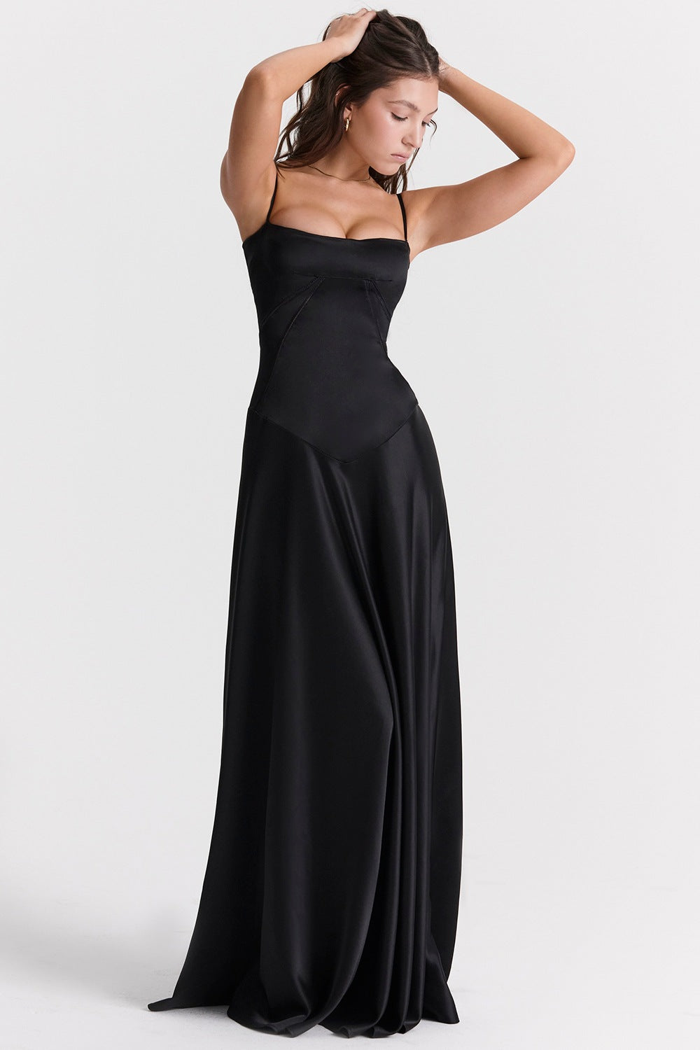 Fit Backless Sling Maxi Dress | noémi