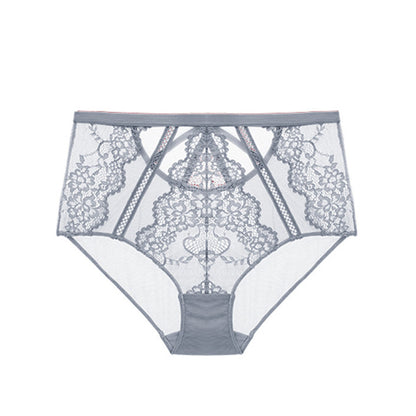 Honey Silk Lace High Waist Breathable Women Briefs Comfortable Fit | noémi