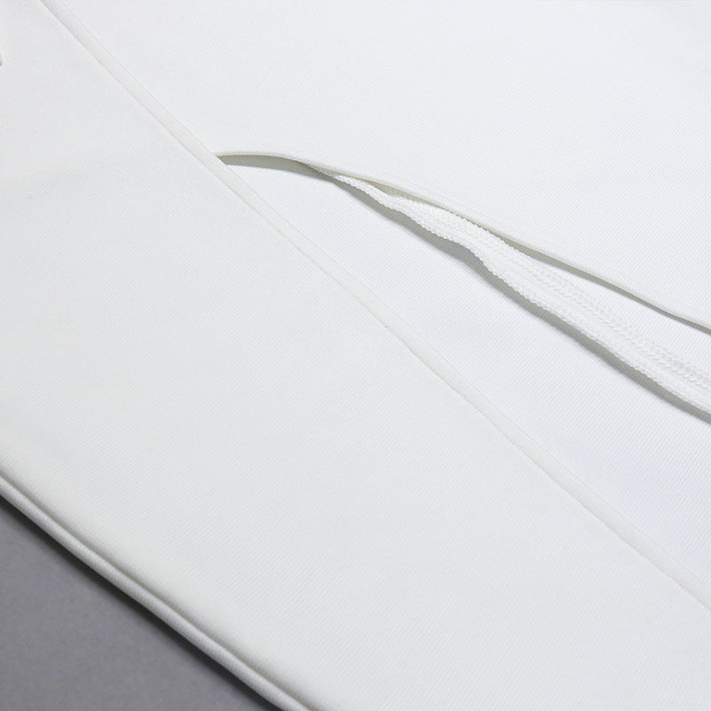 Bandage Dress with Hollow Out Detail High Slit Slim Fit Dress | noémi