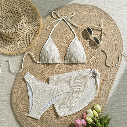 Three Piece Bikini Set with Matching Cover Layer for Women | noémi