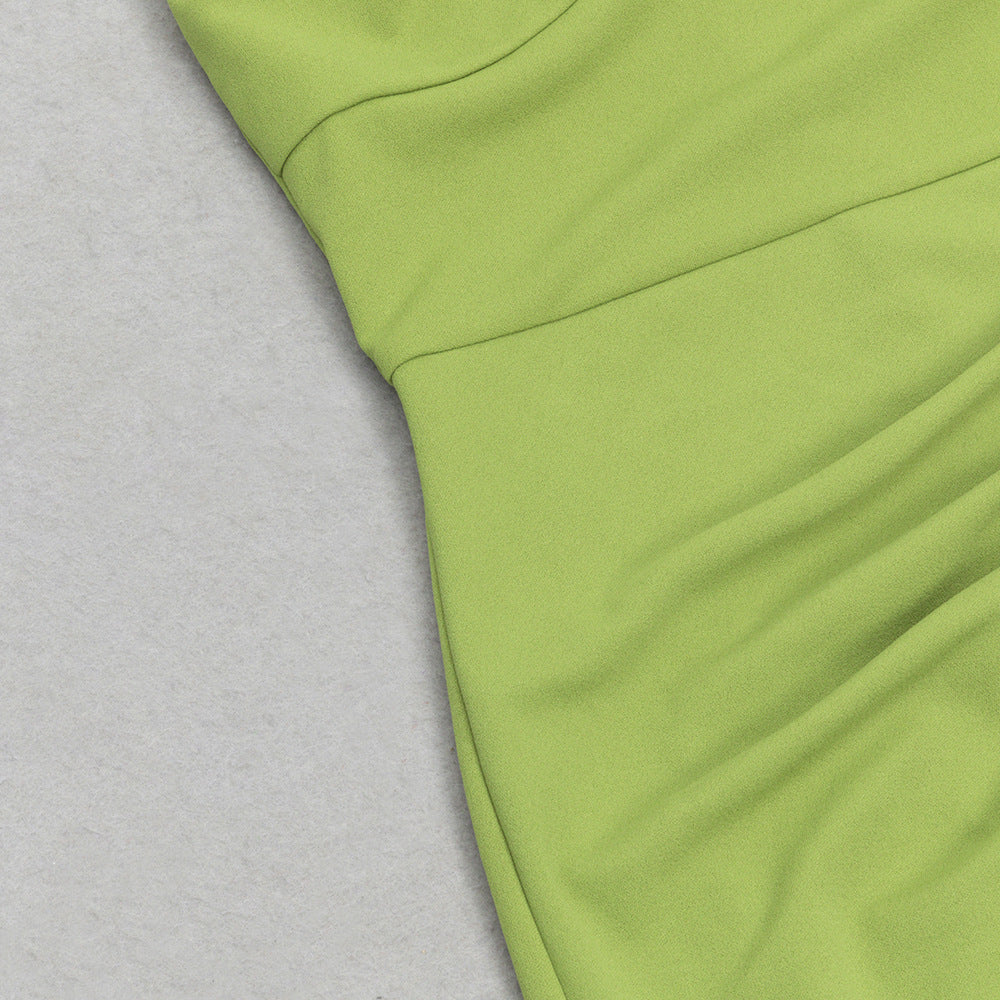 Green One Shoulder Bodycon Dress | noémi