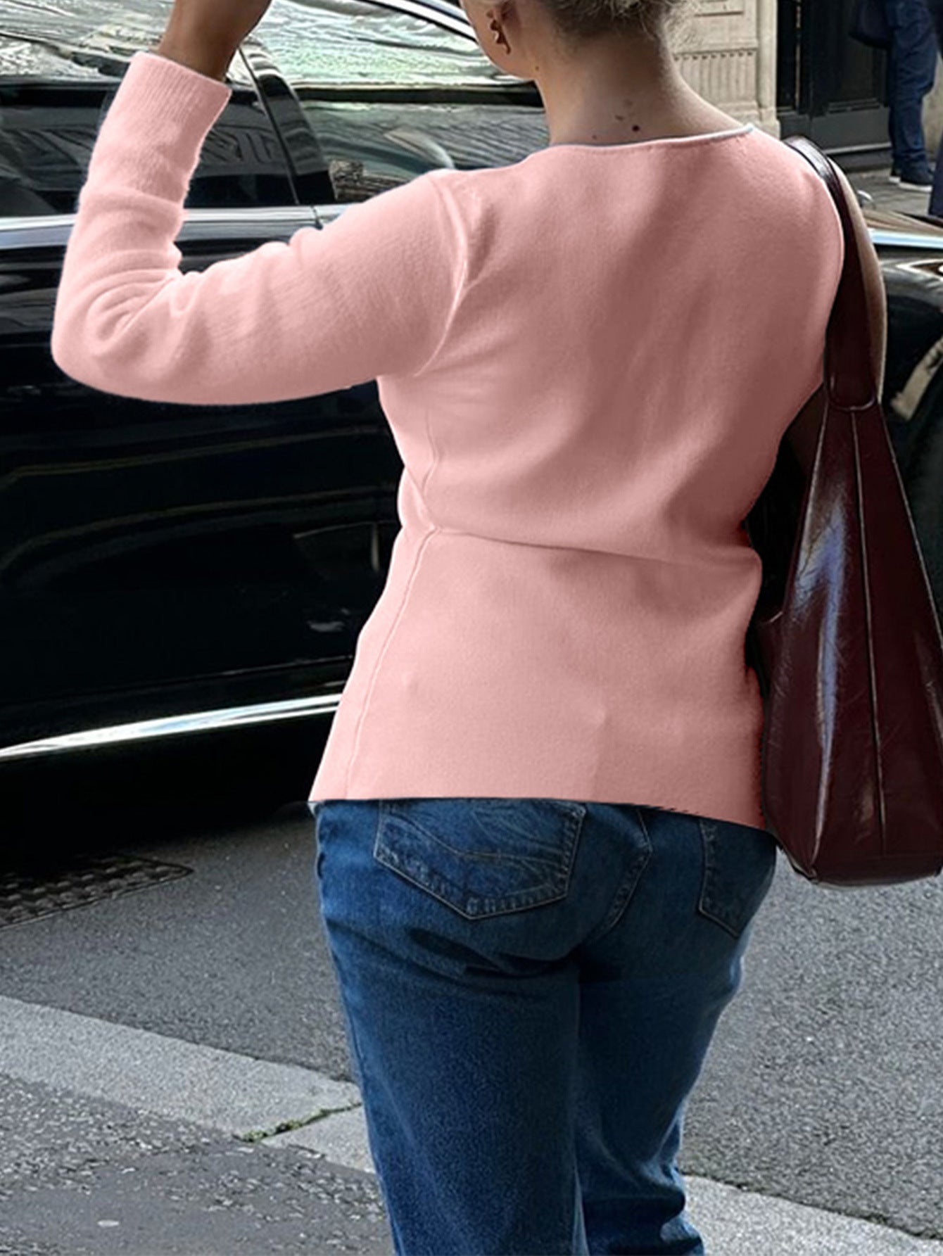 Woolen Button Up Cardigan | Long Sleeve Top for Women | noémi