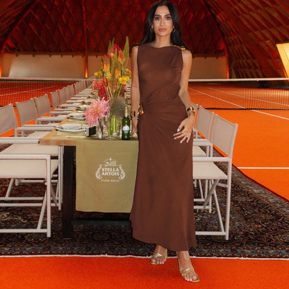 Womens Sheath Dress | Slim Fit Sleeveless Metal Detail | noémi