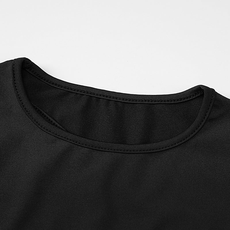 Slim Fit Backless Dress | Round Neck Hip Hugging | noémi