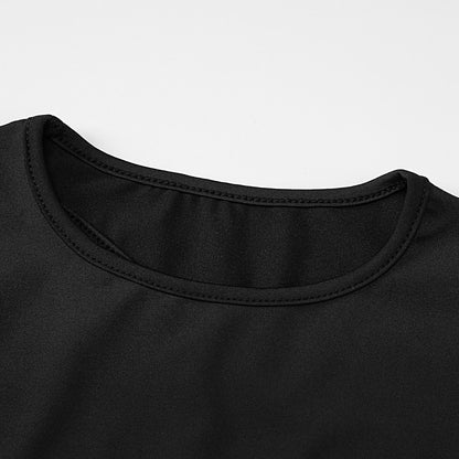 Slim Fit Backless Dress | Round Neck Hip Hugging | noémi