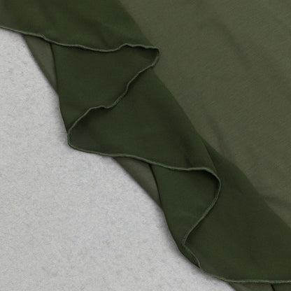 Oblique Shoulder Dress with Irregular Hem | noémi