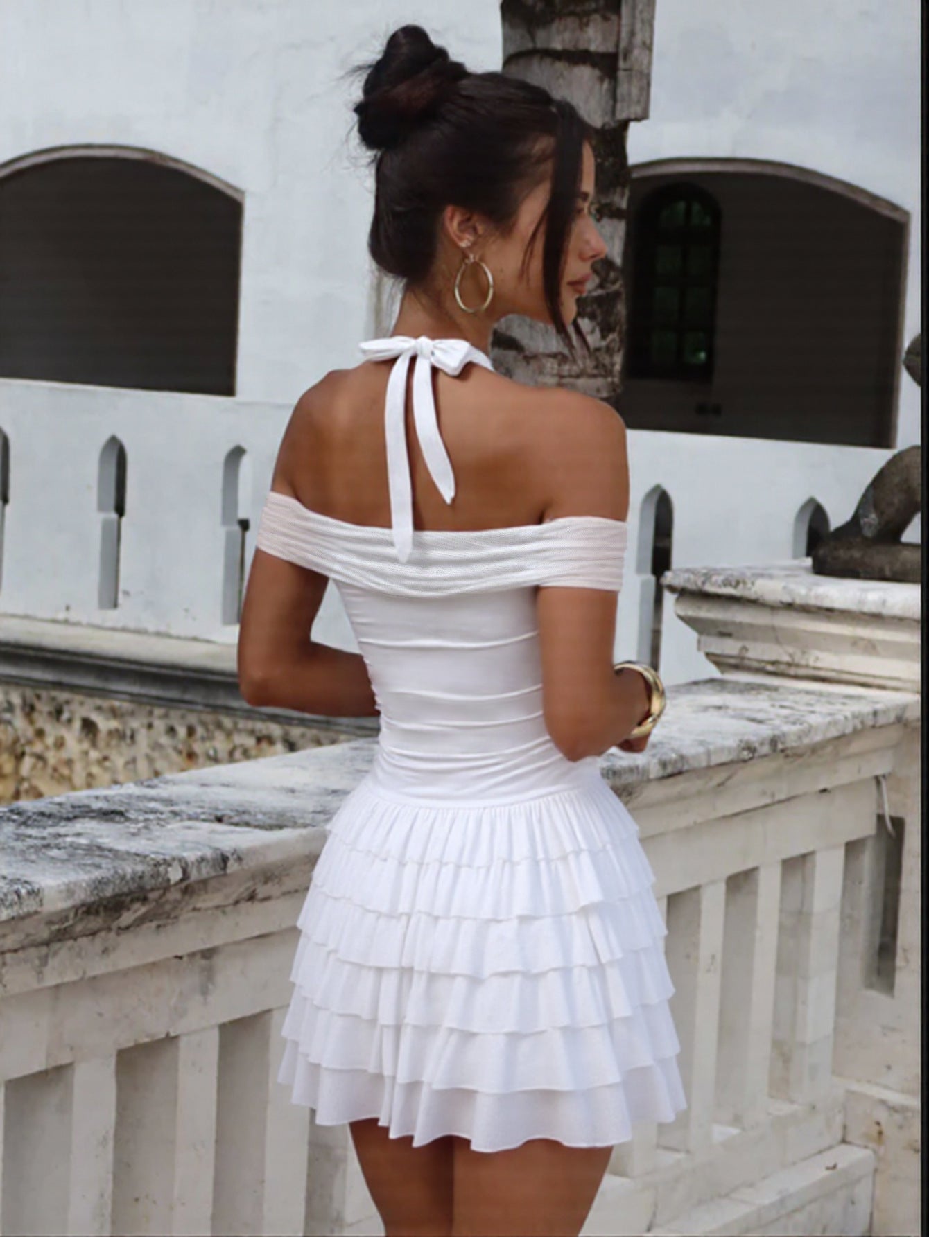 Womens Tube Top Halter Dress with Slim Fit Silhouette | noémi