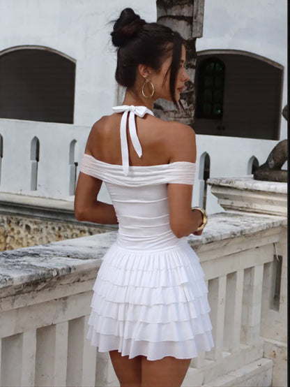 Womens Tube Top Halter Dress with Slim Fit Silhouette | noémi