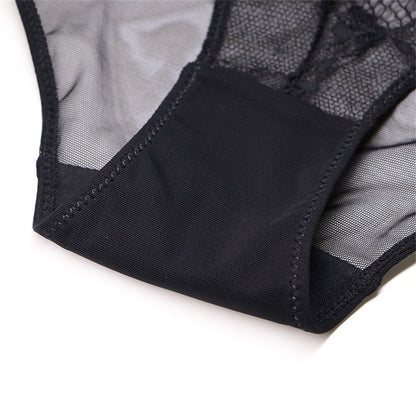 Honey Silk Lace High Waist Breathable Women Briefs Comfortable Fit | noémi