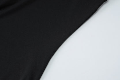 Pleated Sheath Dress with Lace Up Detail and Slim Fit Design | noémi