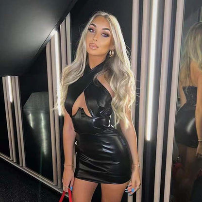 Halter Sheath Dress | Slimming Sleeveless for Women | noémi