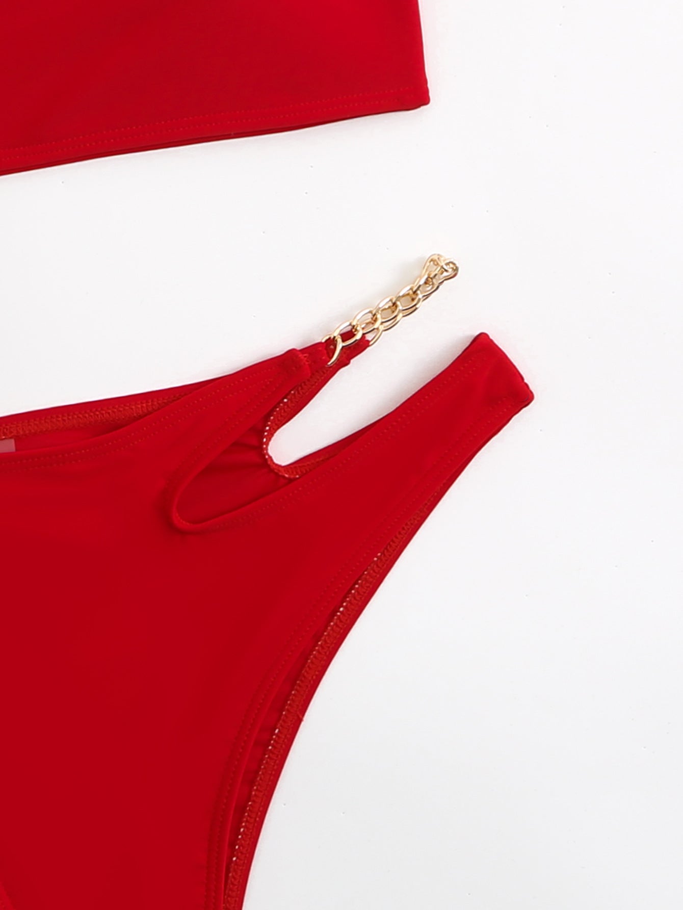 Solid Color Split Design Bikini Swimsuit for Women | noémi