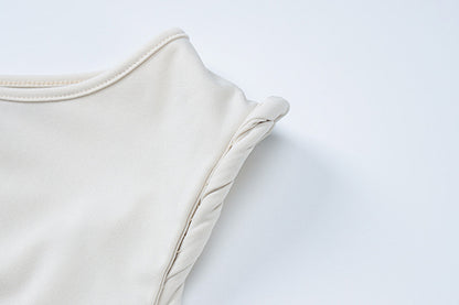 Womens One Shoulder Slit Dress in Slim Fit Silhouette | noémi