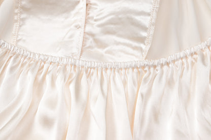 Womens Satin Halter Dress with Deep V Backless Design Slim Fit | noémi