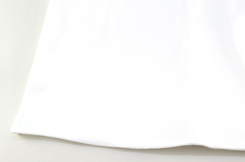 Womens Sleeveless Halter Neck Bell Sleeve Cutout Mini Dress | noémi