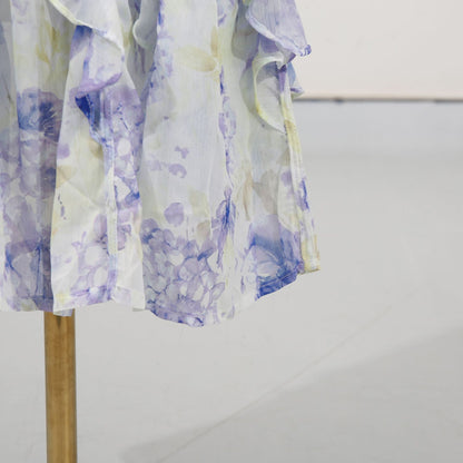 Off Shoulder Ruffled Maxi Dress | Dress with Controlled Waist Flowing Hem | noémi