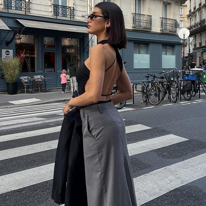 Womens Cutout Backless Jumpsuit | Slim Fit Bodysuit | noémi