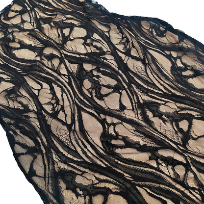 Women Lace Sleeveless Backless Fitted Braces Dress | noémi