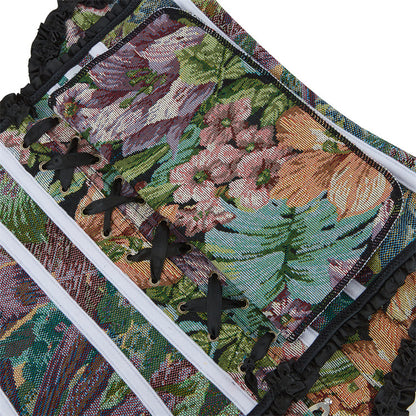 Lace Jacquard Floral Corset Top | Bustier  Push Up | Strapless Tube Top for Women | noémi