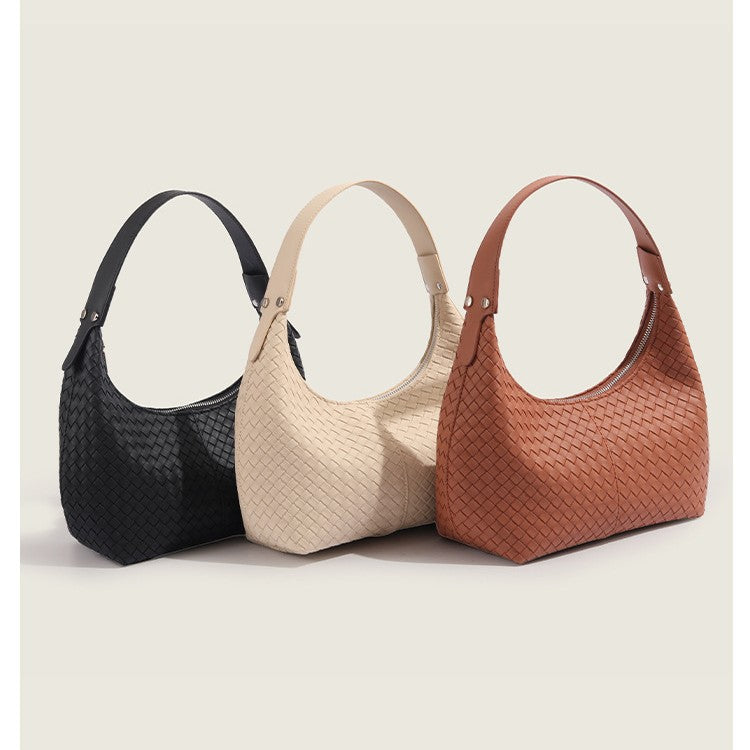Woven Bucket Bag | Trendy Shoulder & Underarm Tote for Spring Summer | noémi