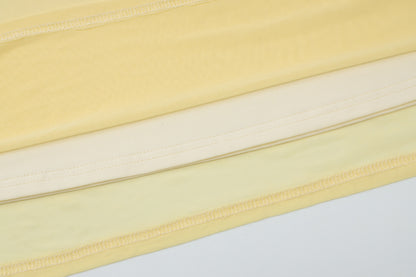 Womens Off Shoulder Slim Fit Lace Up Dress with Sheer Details | noémi