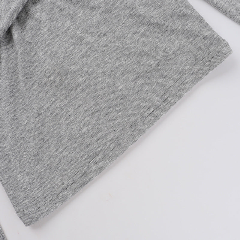 Off Shoulder Long Sleeve Wrap Top | Foldover Neckline | noémi