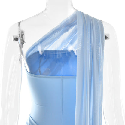 Summer Pleated Tube Top Dress  Ribbon Detail, Strapless, Bodycon Fit | noémi
