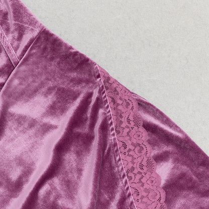 Lace Trim Strap Dress with Side Slit and Shoulder Detail | noémi