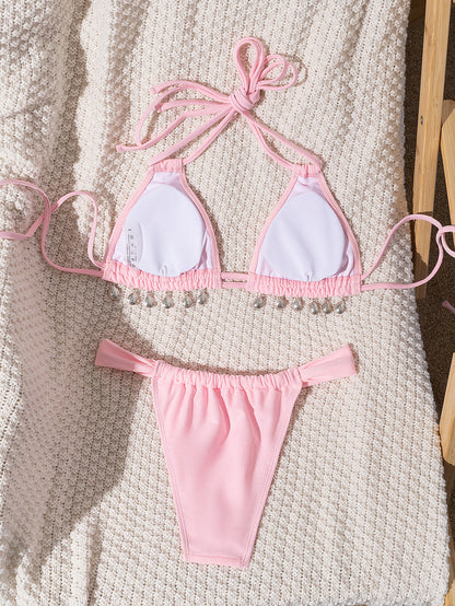 Two Piece Bikini with Belt and Gem Detail for Women | noémi