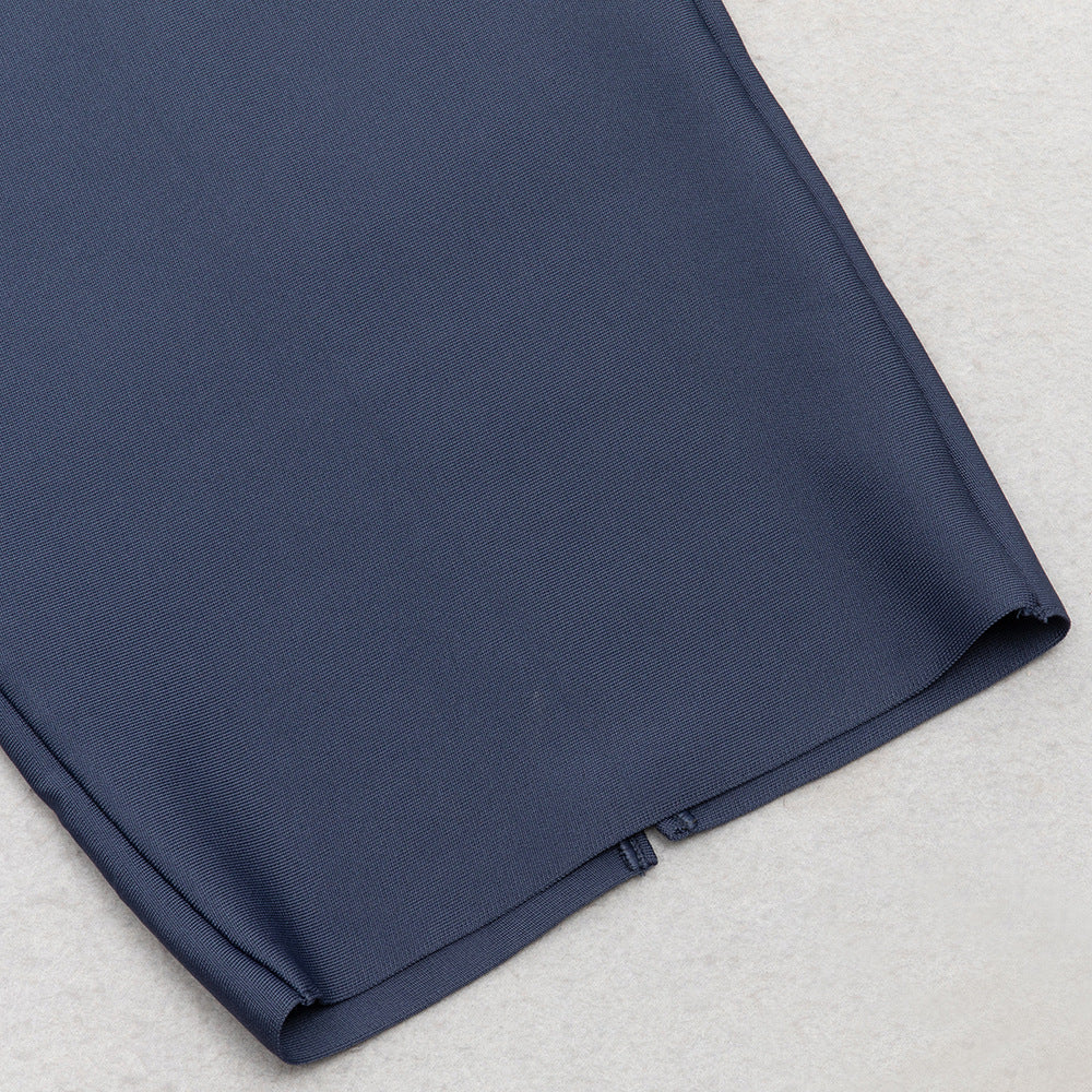 Womens Pleated One Shoulder Wrap Dress | noémi