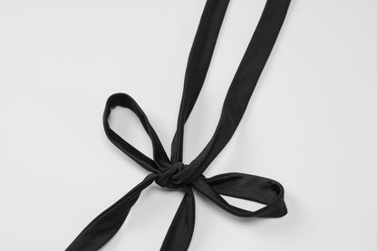 Deep V Plunge Halter Strap Bare Back Bodycon Dress | noémi