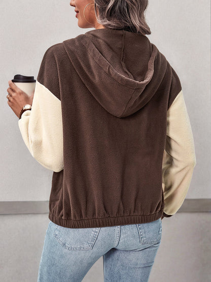 Womens Fleece Hoodie | Soft Zipper Cardigan Jacket | noémi