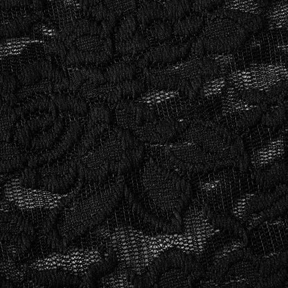 Lace Crop Top | One Shoulder Black Sheer Wrap Tank | noémi