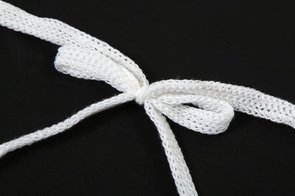 Womens Halter Backless Knitted Dress | Low Cut with Hollow Out Cutout Design | noémi