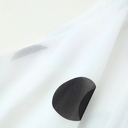 Polka Dot Summer Set | Halter Crop Top with High Waist Flounced Skirt | noémi