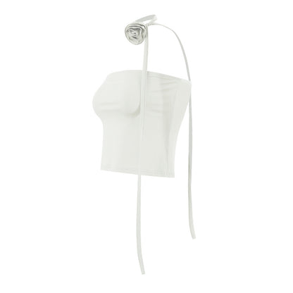 Vest Outer Wear Tube Top Women | Strapless Ribbed Slim Fit Crop Top | noémi