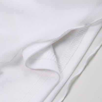 White Mesh Ruched Mini Dress | Off Shoulder Halterneck | Adjustable Straps | noémi