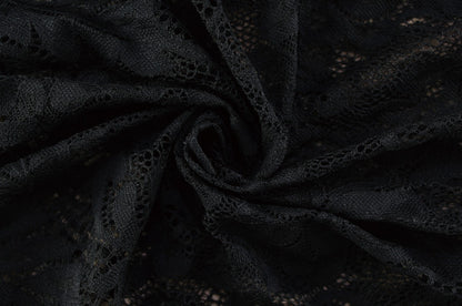 Lace Sheath Dress with Diagonal Neckline | noémi