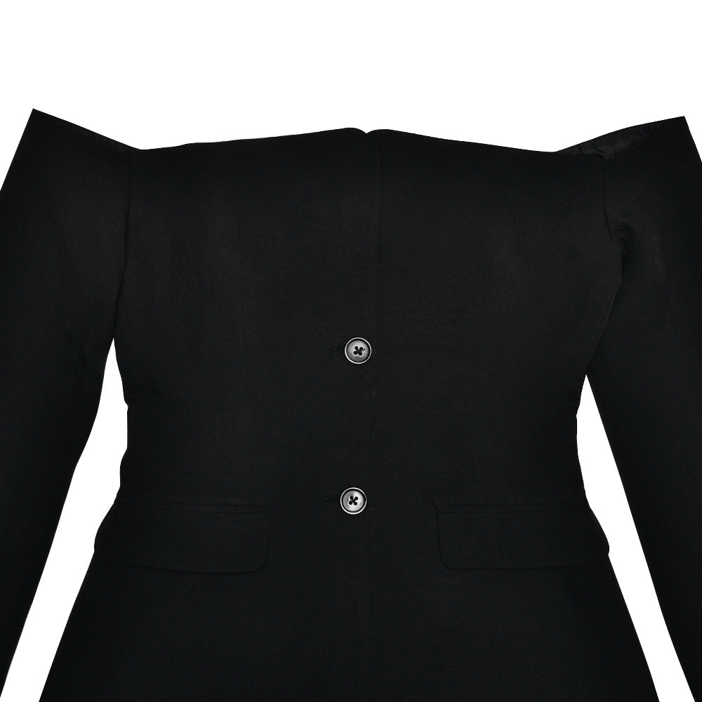 Tube Top | Long Sleeve | Backless | Slim Fit | Bodycon Mini Dress | noémi