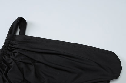 Lace Strap Cutout Dress with Mid Waist Detailing | noémi